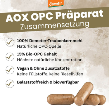 Preview: NEU AOX OPC Präparat I 2 Monate, BIO (Versandkostenfrei)